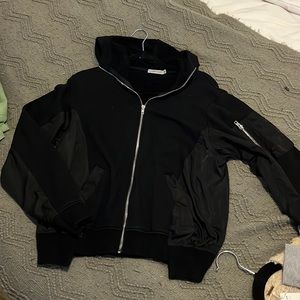 Caramel zip up jacket bomber